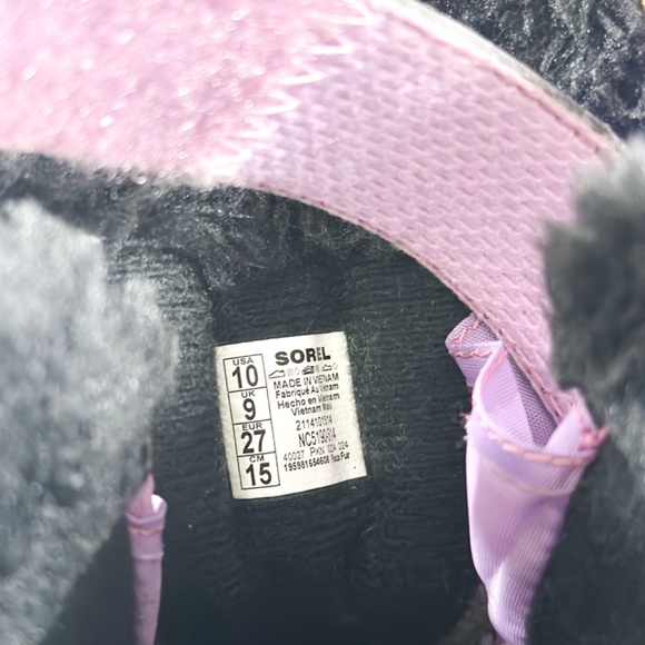 Sorel Snow Boots Toddler Size 10 - Picture 7 of 7